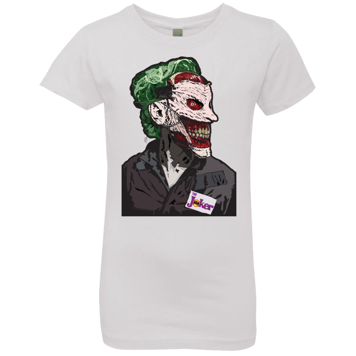 T-Shirts White / YXS Masked Joker Girls Premium T-Shirt