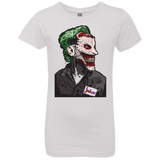 T-Shirts White / YXS Masked Joker Girls Premium T-Shirt