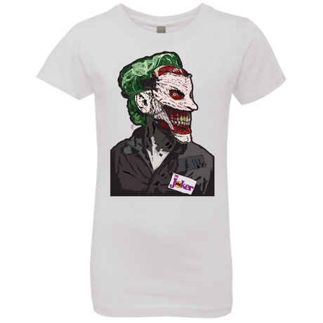 T-Shirts White / YXS Masked Joker Girls Premium T-Shirt