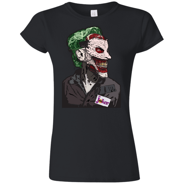 T-Shirts Black / S Masked Joker Junior Slimmer-Fit T-Shirt