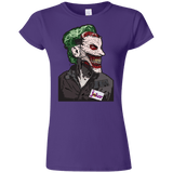 T-Shirts Purple / S Masked Joker Junior Slimmer-Fit T-Shirt