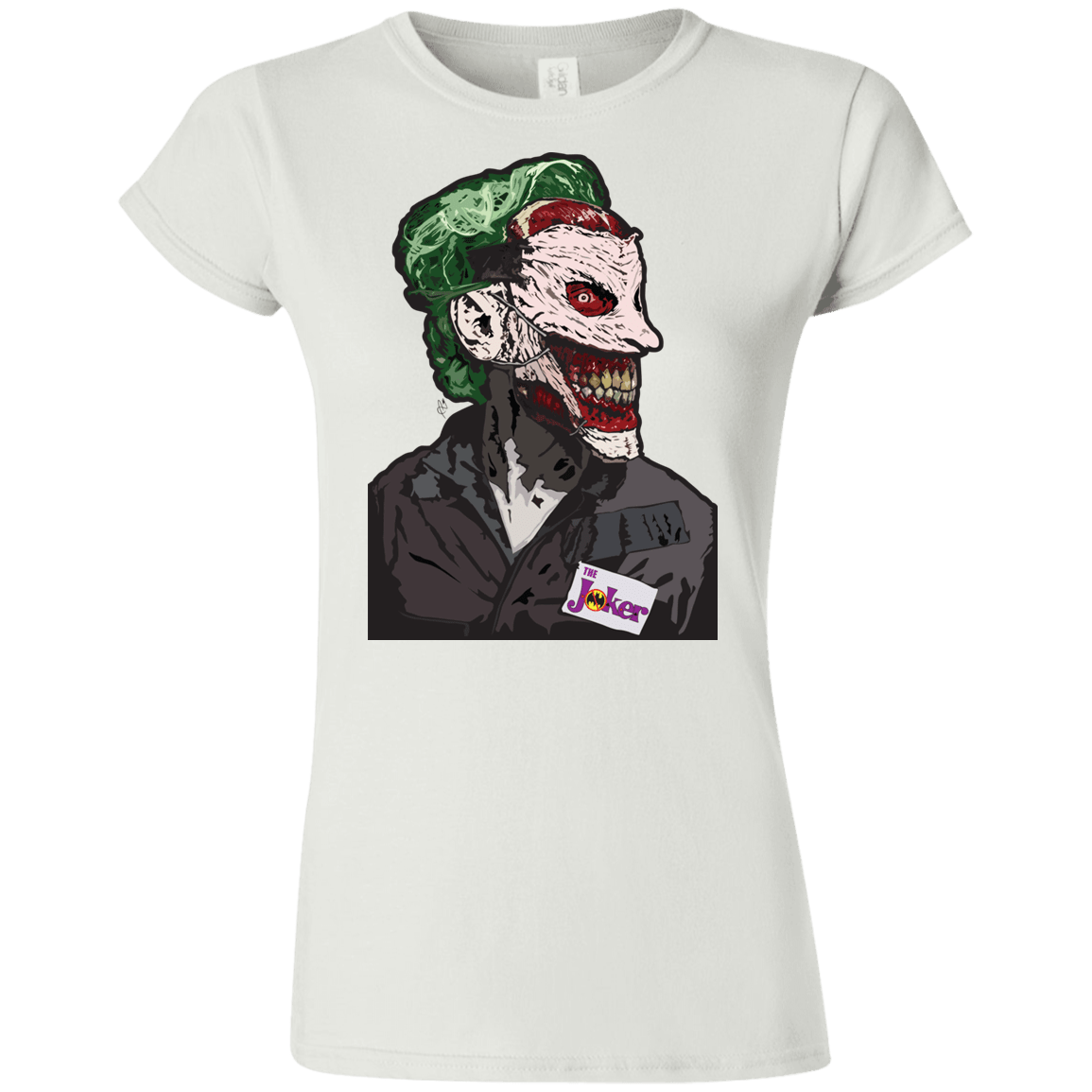 T-Shirts White / S Masked Joker Junior Slimmer-Fit T-Shirt