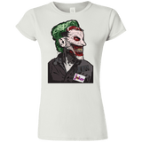 T-Shirts White / S Masked Joker Junior Slimmer-Fit T-Shirt