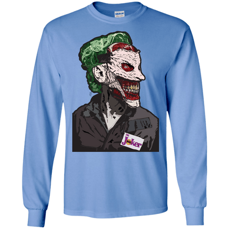 T-Shirts Carolina Blue / S Masked Joker Men's Long Sleeve T-Shirt