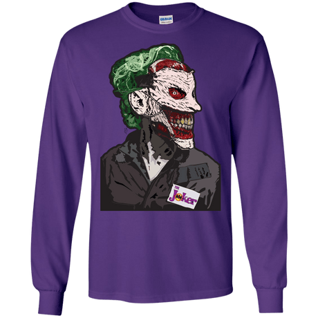 T-Shirts Purple / S Masked Joker Men's Long Sleeve T-Shirt