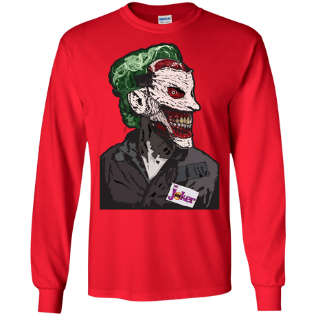 T-Shirts Red / S Masked Joker Men's Long Sleeve T-Shirt