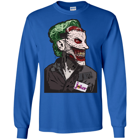 T-Shirts Royal / S Masked Joker Men's Long Sleeve T-Shirt