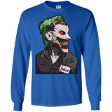 T-Shirts Royal / S Masked Joker Men's Long Sleeve T-Shirt