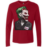 T-Shirts Cardinal / S Masked Joker Men's Premium Long Sleeve