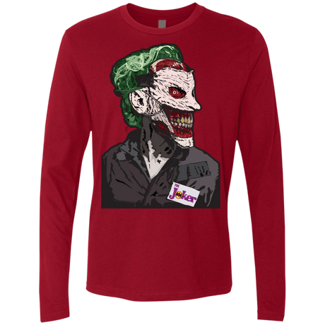 T-Shirts Cardinal / S Masked Joker Men's Premium Long Sleeve