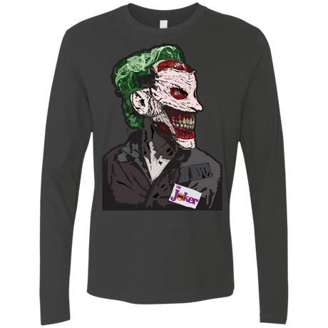 T-Shirts Heavy Metal / S Masked Joker Men's Premium Long Sleeve