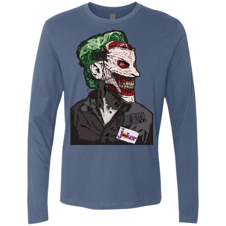 T-Shirts Indigo / S Masked Joker Men's Premium Long Sleeve