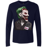 T-Shirts Midnight Navy / S Masked Joker Men's Premium Long Sleeve