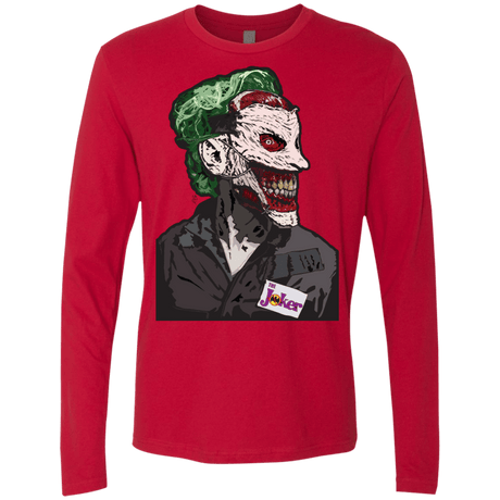 T-Shirts Red / S Masked Joker Men's Premium Long Sleeve