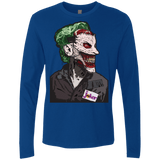 T-Shirts Royal / S Masked Joker Men's Premium Long Sleeve