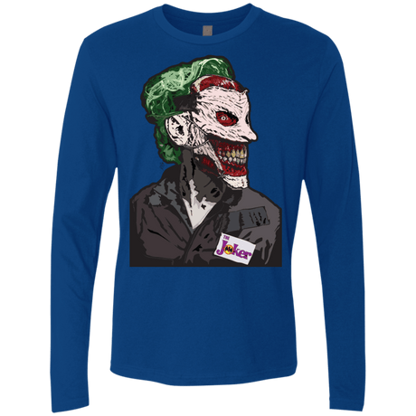 T-Shirts Royal / S Masked Joker Men's Premium Long Sleeve