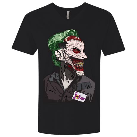 T-Shirts Black / X-Small Masked Joker Men's Premium V-Neck