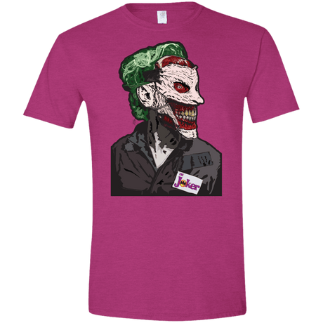 T-Shirts Antique Heliconia / S Masked Joker Men's Semi-Fitted Softstyle