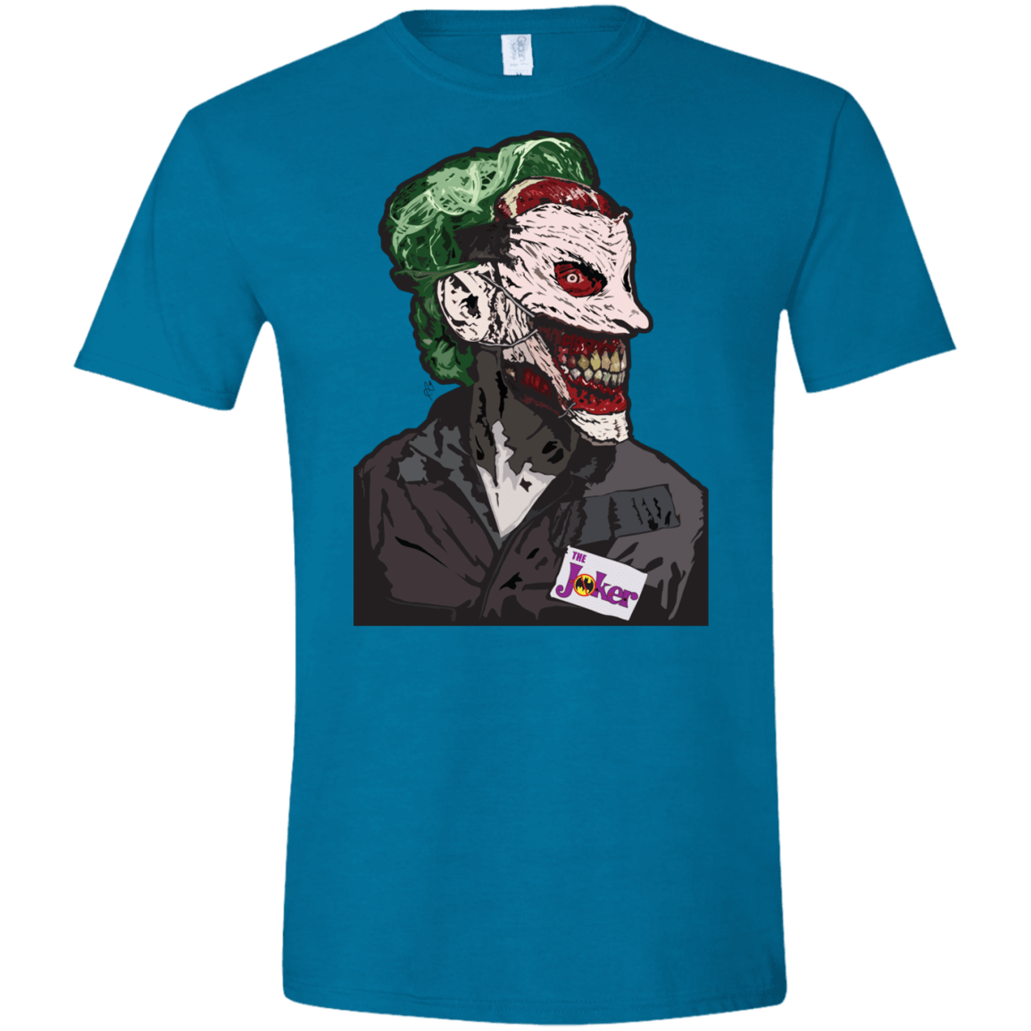 T-Shirts Antique Sapphire / S Masked Joker Men's Semi-Fitted Softstyle