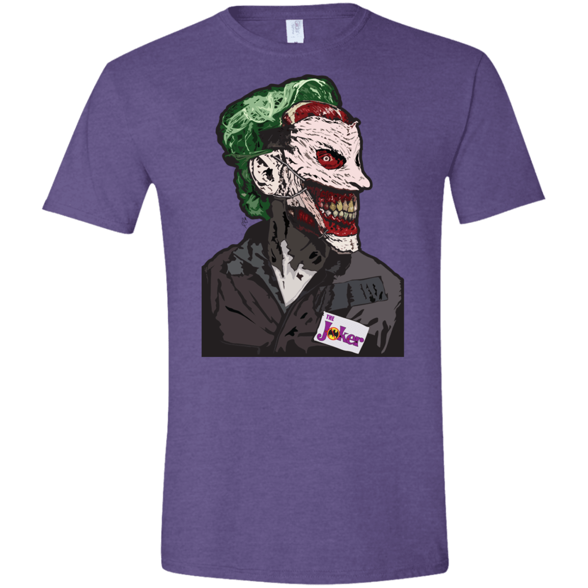 T-Shirts Heather Purple / S Masked Joker Men's Semi-Fitted Softstyle