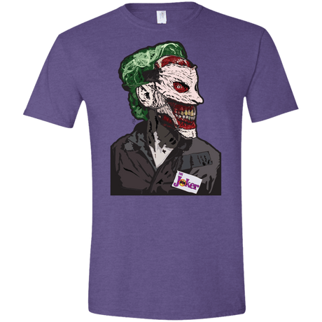 T-Shirts Heather Purple / S Masked Joker Men's Semi-Fitted Softstyle