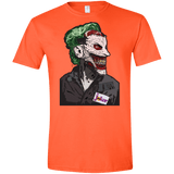 T-Shirts Orange / S Masked Joker Men's Semi-Fitted Softstyle