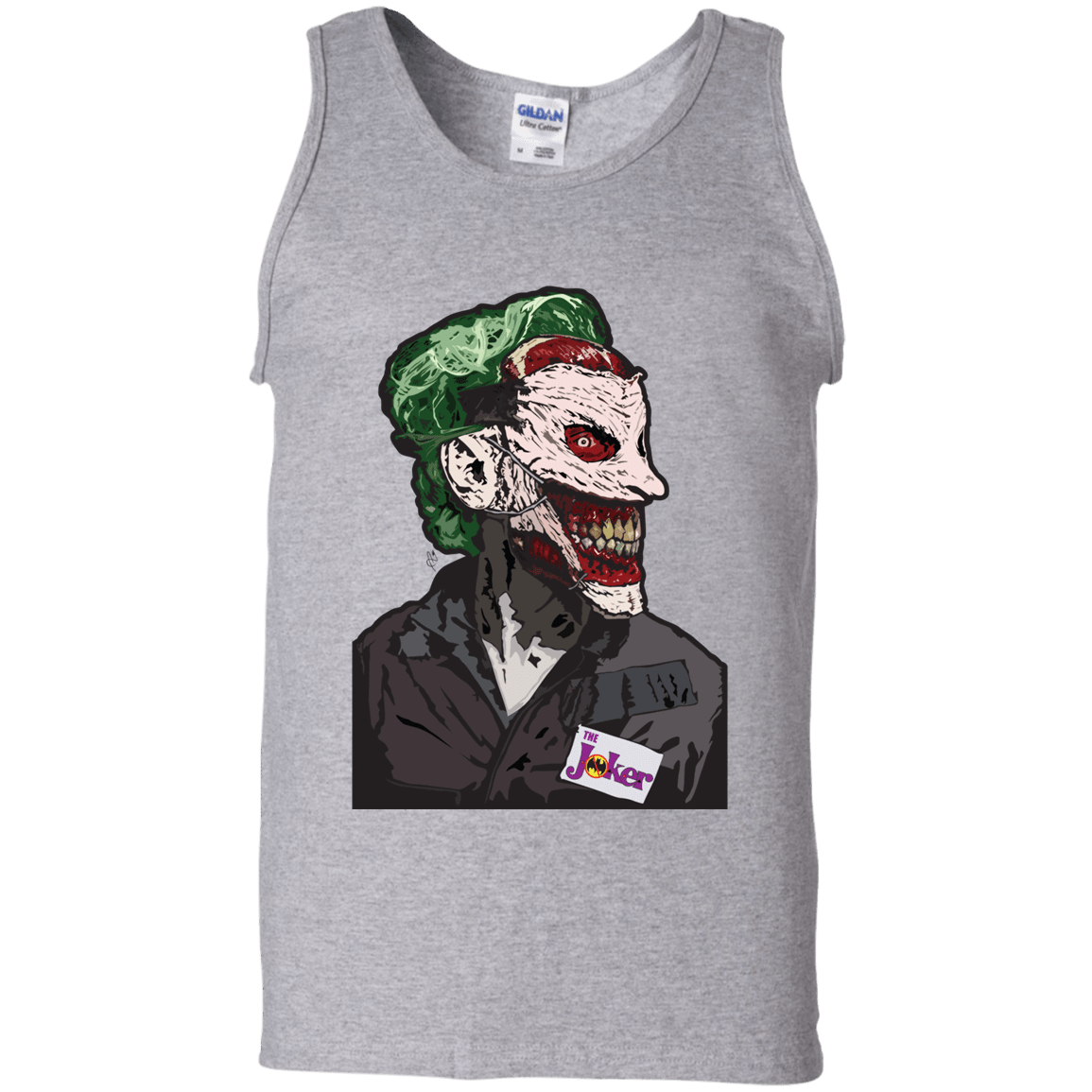 T-Shirts Sport Grey / S Masked Joker Men's Tank Top