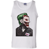 T-Shirts White / S Masked Joker Men's Tank Top