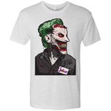 T-Shirts Heather White / S Masked Joker Men's Triblend T-Shirt