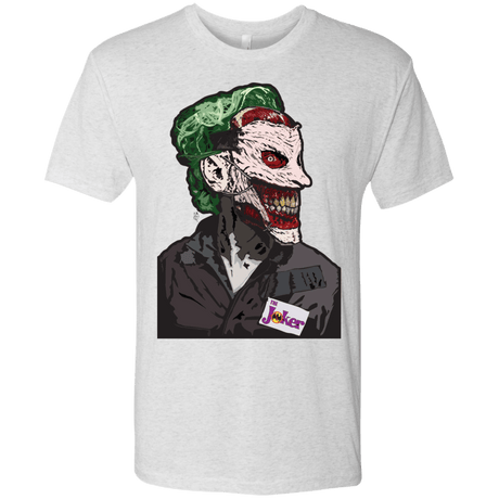 T-Shirts Heather White / S Masked Joker Men's Triblend T-Shirt