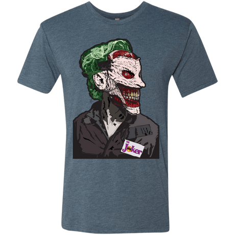 T-Shirts Indigo / S Masked Joker Men's Triblend T-Shirt