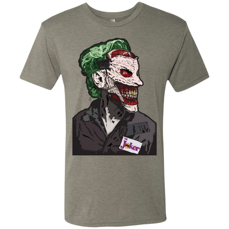 T-Shirts Venetian Grey / S Masked Joker Men's Triblend T-Shirt
