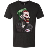 T-Shirts Vintage Black / S Masked Joker Men's Triblend T-Shirt