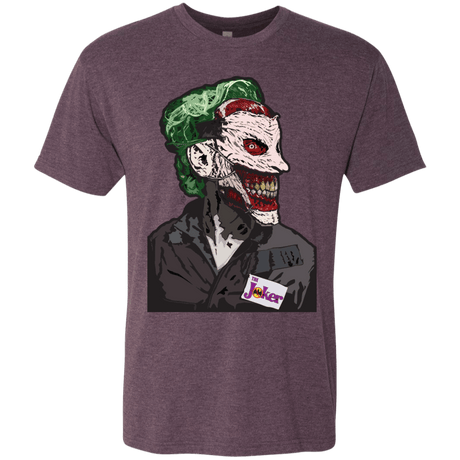 T-Shirts Vintage Purple / S Masked Joker Men's Triblend T-Shirt