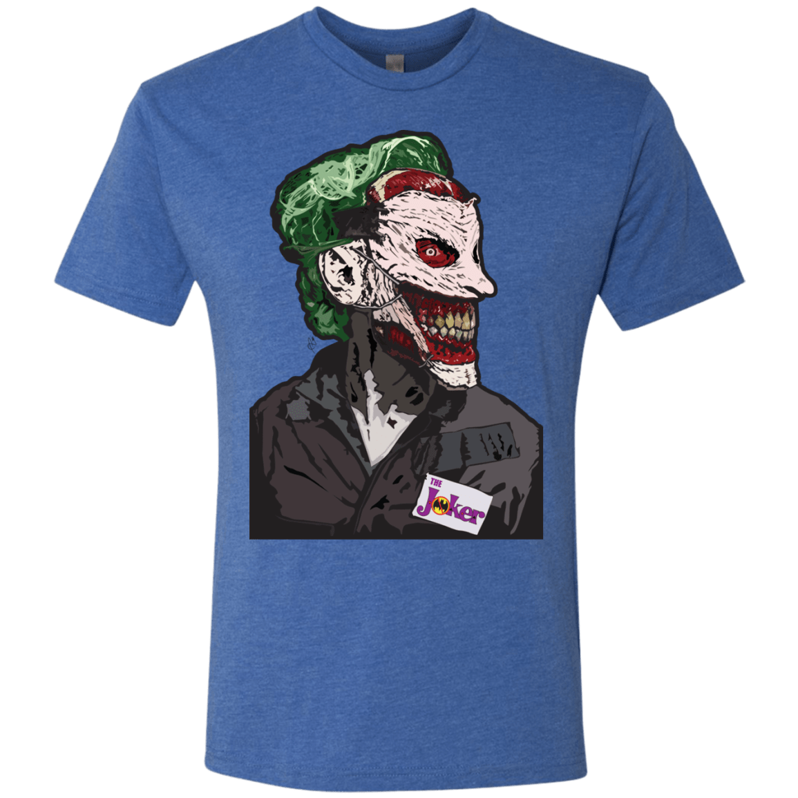 T-Shirts Vintage Royal / S Masked Joker Men's Triblend T-Shirt