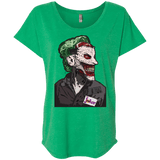 T-Shirts Envy / X-Small Masked Joker Triblend Dolman Sleeve