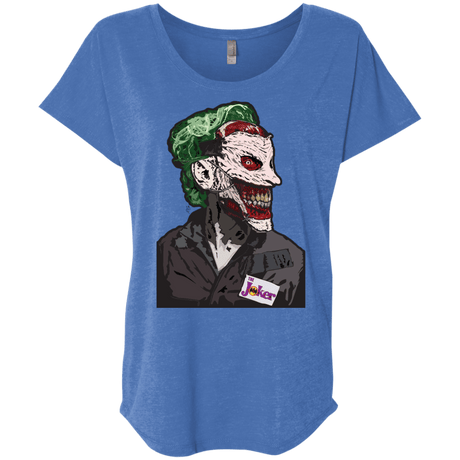 T-Shirts Vintage Royal / X-Small Masked Joker Triblend Dolman Sleeve