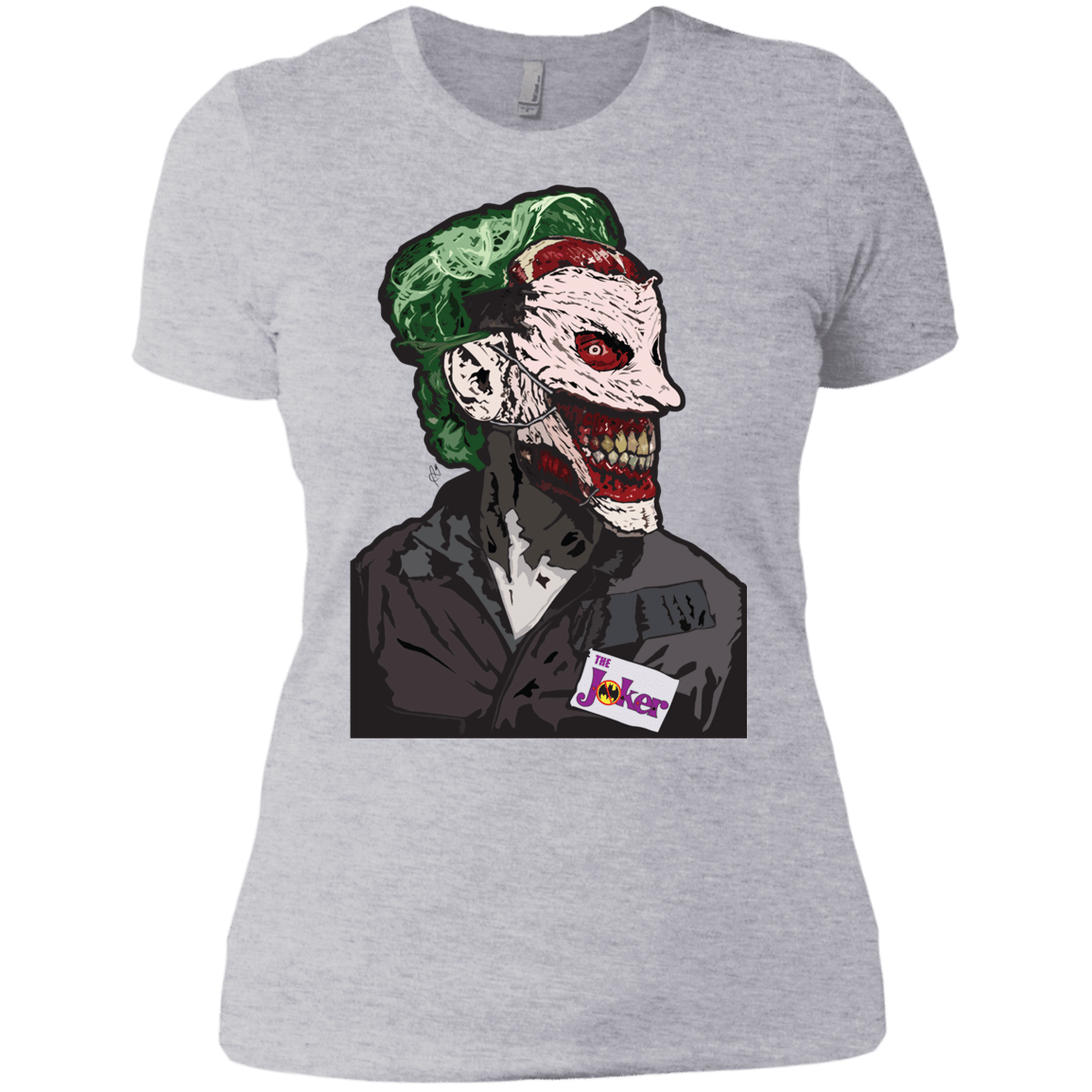 T-Shirts Heather Grey / X-Small Masked Joker Women's Premium T-Shirt