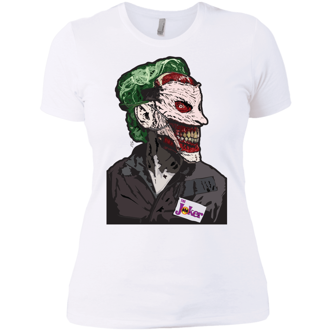 T-Shirts White / X-Small Masked Joker Women's Premium T-Shirt