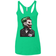 T-Shirts Envy / X-Small Masked Joker Women's Triblend Racerback Tank