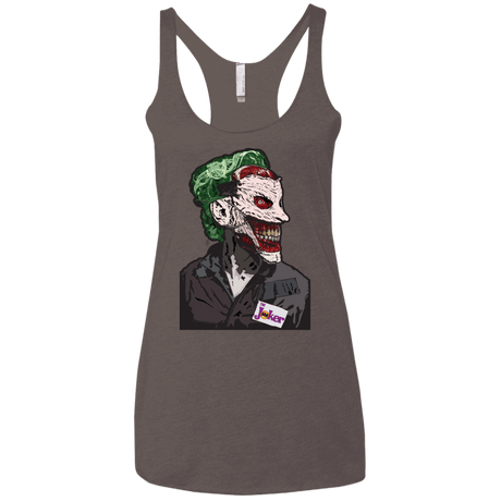 T-Shirts Macchiato / X-Small Masked Joker Women's Triblend Racerback Tank