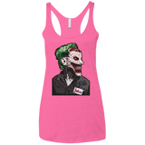 T-Shirts Vintage Pink / X-Small Masked Joker Women's Triblend Racerback Tank