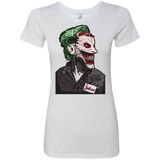 T-Shirts Heather White / S Masked Joker Women's Triblend T-Shirt