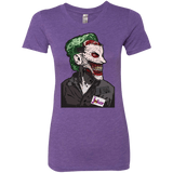T-Shirts Purple Rush / S Masked Joker Women's Triblend T-Shirt