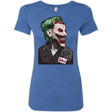 T-Shirts Vintage Royal / S Masked Joker Women's Triblend T-Shirt