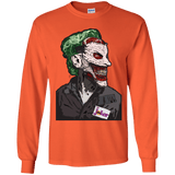 T-Shirts Orange / YS Masked Joker Youth Long Sleeve T-Shirt