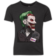 T-Shirts Vintage Black / YXS Masked Joker Youth Triblend T-Shirt