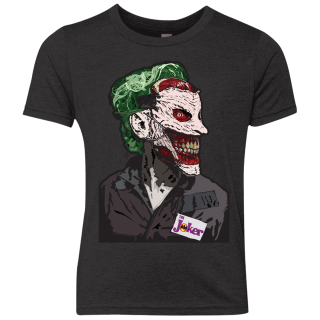 T-Shirts Vintage Black / YXS Masked Joker Youth Triblend T-Shirt