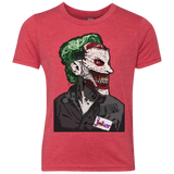 T-Shirts Vintage Red / YXS Masked Joker Youth Triblend T-Shirt