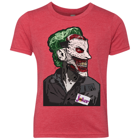 T-Shirts Vintage Red / YXS Masked Joker Youth Triblend T-Shirt